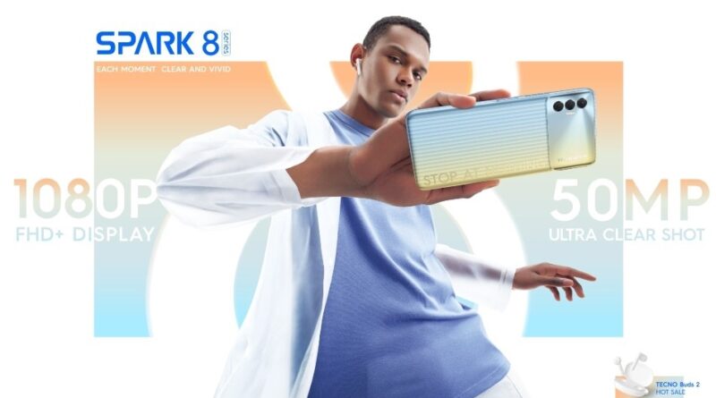 Announcement of Tecno Spark 8P smartphone