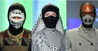 Fashion Designers Make Masks in Place of Outfits