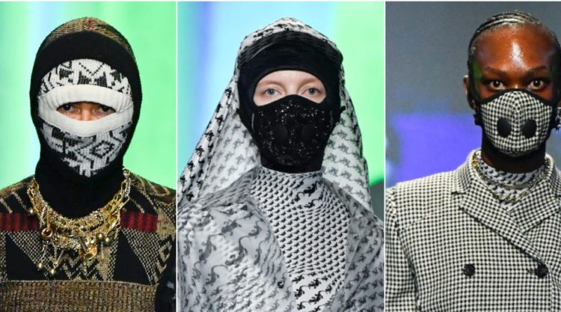 Fashion Designers Make Masks in Place of Outfits