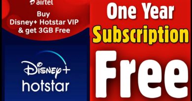 Disney + Hotstar VIP subscription for 1 year with this recharge pack of Airtel