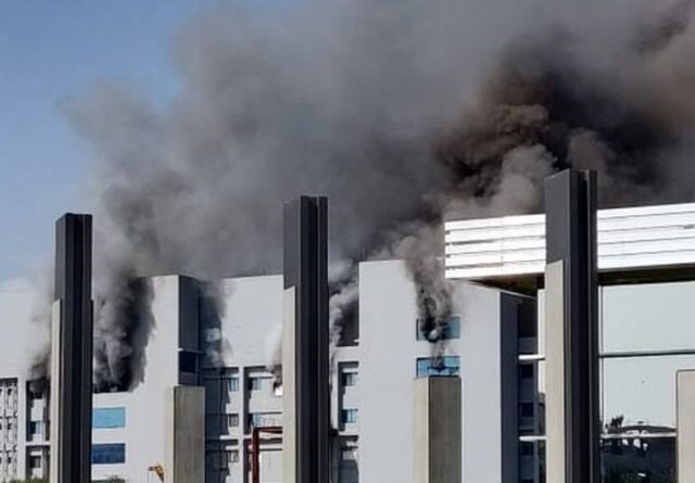 Fire in Serum Institute of India's Pune plant, five people died