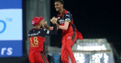 IPL 2021 Shahbaz hits with ball, Bangalore team heavy on Hyderabad