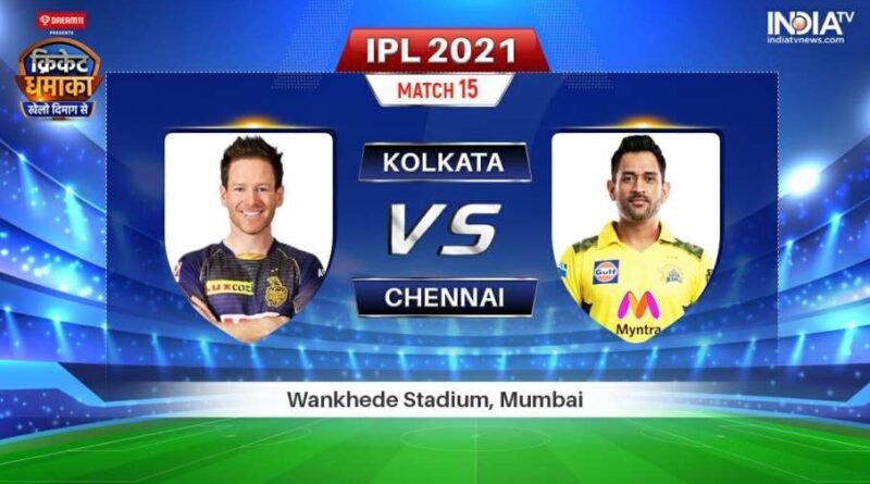 KKR vs CSK, Match 15 Dhoni's CSK would like to reach top in points table by defeating KKR