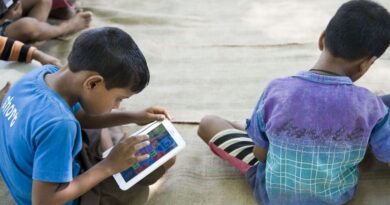Announcement of giving tablets to the children of government schools