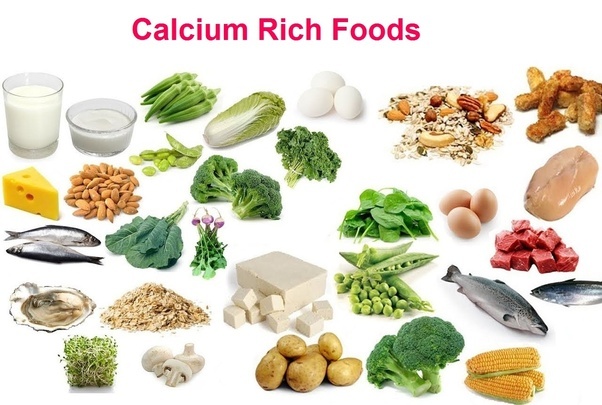 By eating these things, the deficiency of calcium will be complete.......